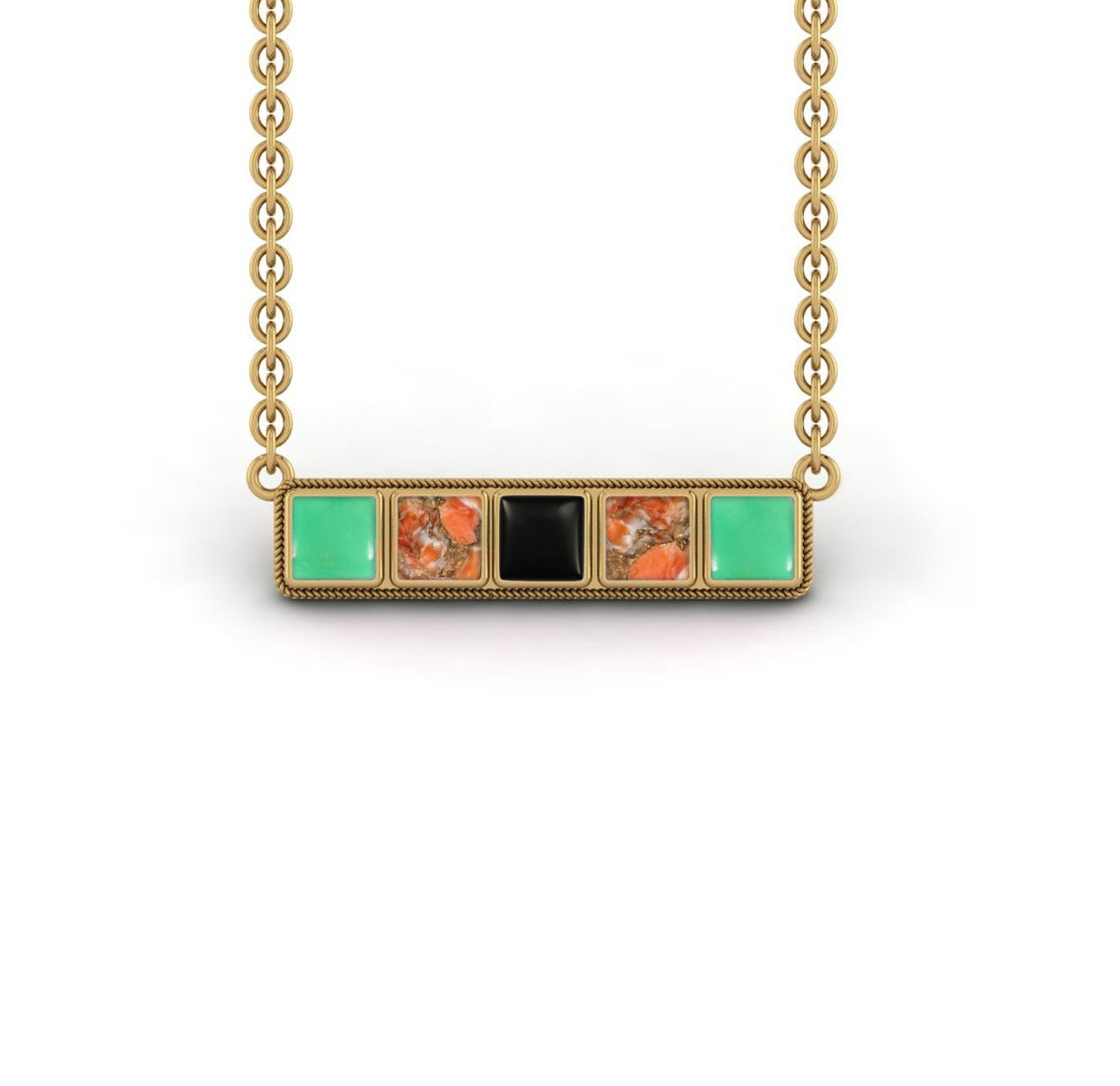 The Desert Mint Bar Pendant