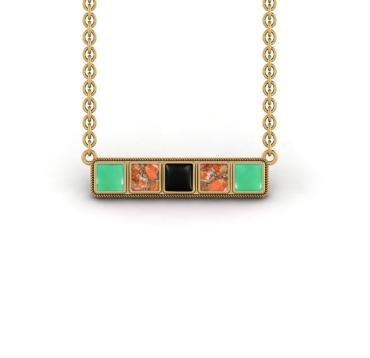The Desert Mint Bar Pendant
