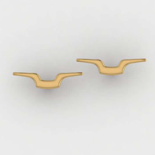 Bridge Over Time Signature Stud Earrings