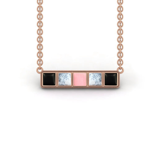The Midnight Floral Bar Pendant