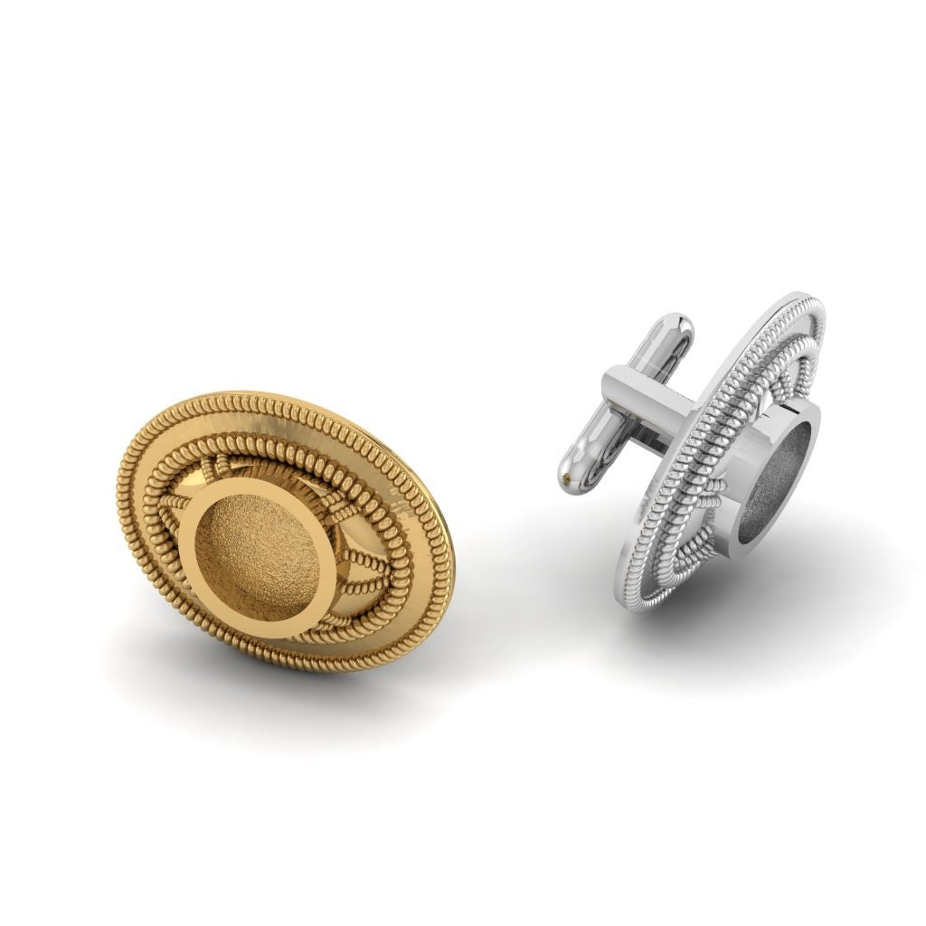 Now & Then Concho Cufflinks