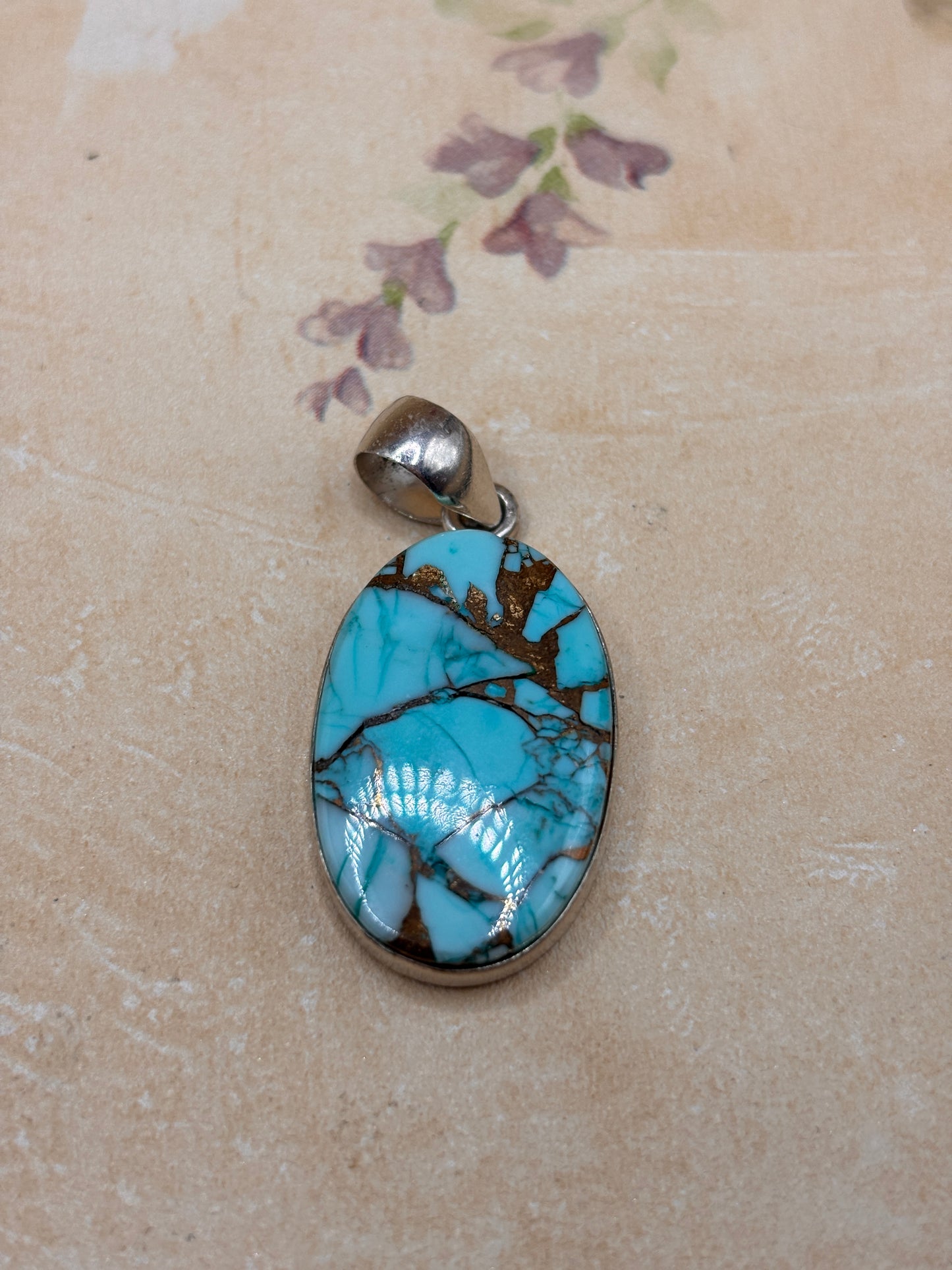 Ready to Ship Turquoise Pendant
