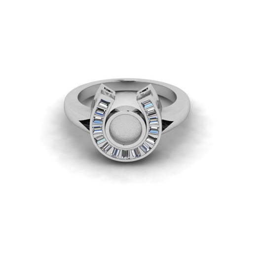 I Got Lucky Ring Featuring Fabric From Authenticated Clothing With LOA