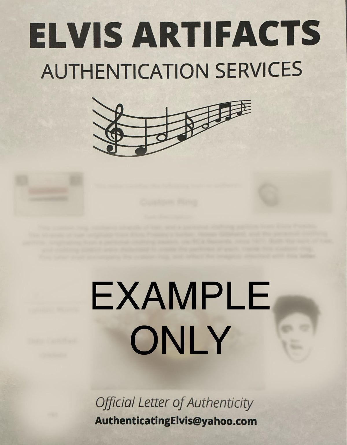 Authentication & Letter of Authenticity – Rising Sun Jewelry Co.