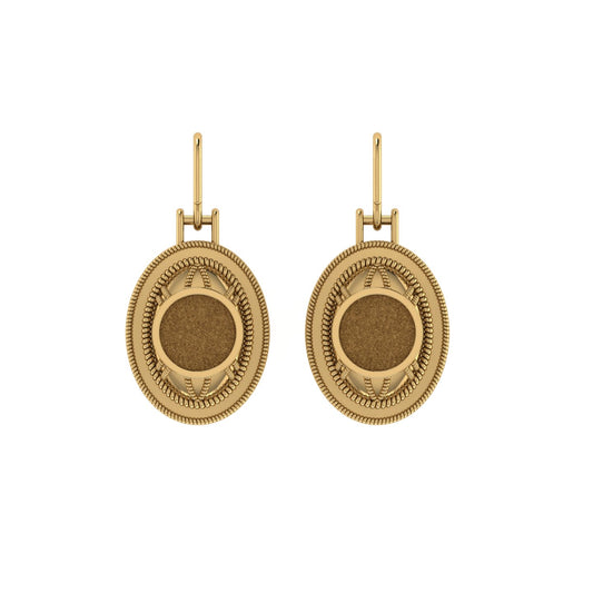 Now & Then Concho Drop Earrings | Authenticated Historical Inclusion Earrings