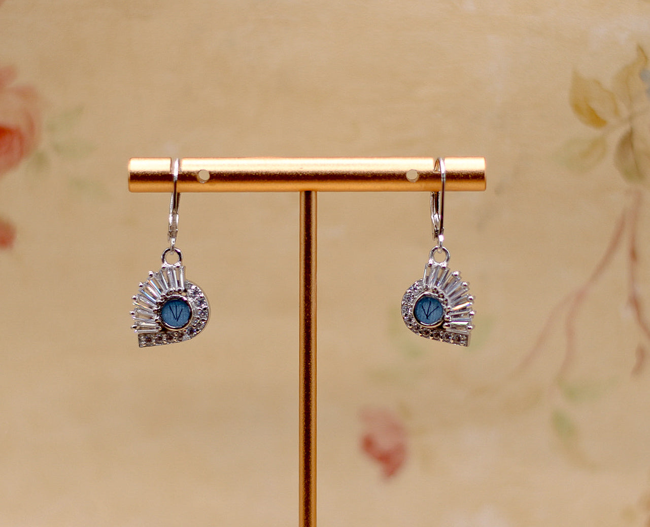 Satnin Keepsake Drop Earrings | Custom Inclusion Earrings for Memorial or Historical Fabric