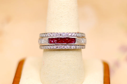The Everlasting Keepsake Ring | Vintage-Inspired Fabric Inclusion Ring