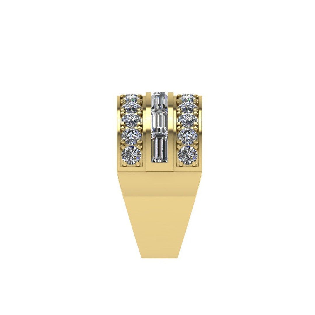 The Everlasting Band | 1970s-Inspired Moissanite Ring
