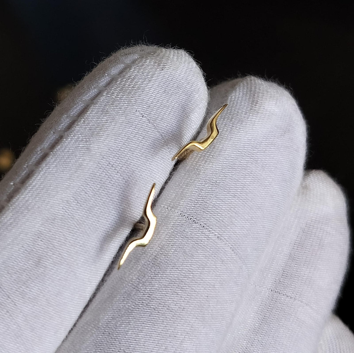 Bridge Over Time Signature Stud Earrings