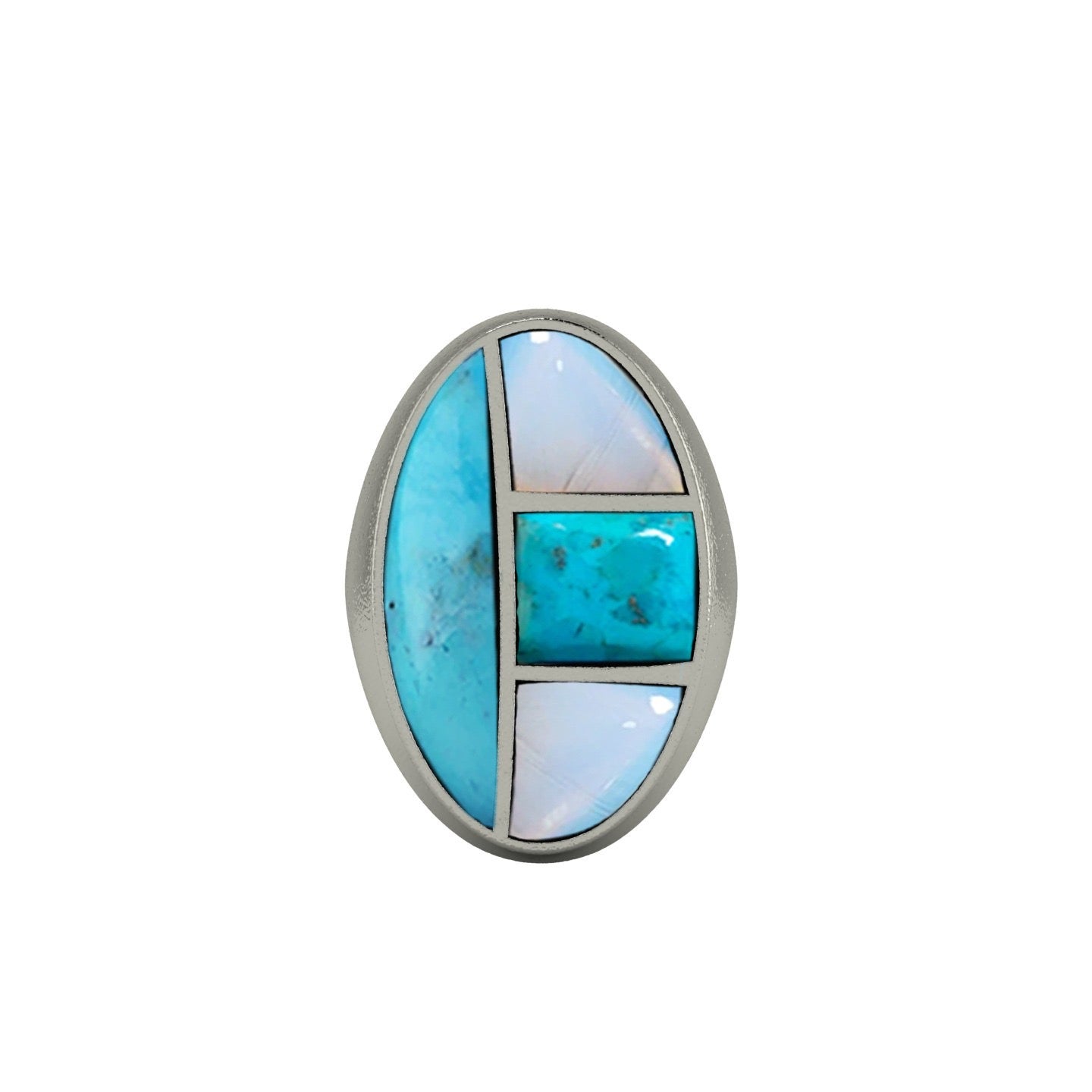 Sky & Stone Men’s Ring | Kingman Turquoise & Opalite Ring