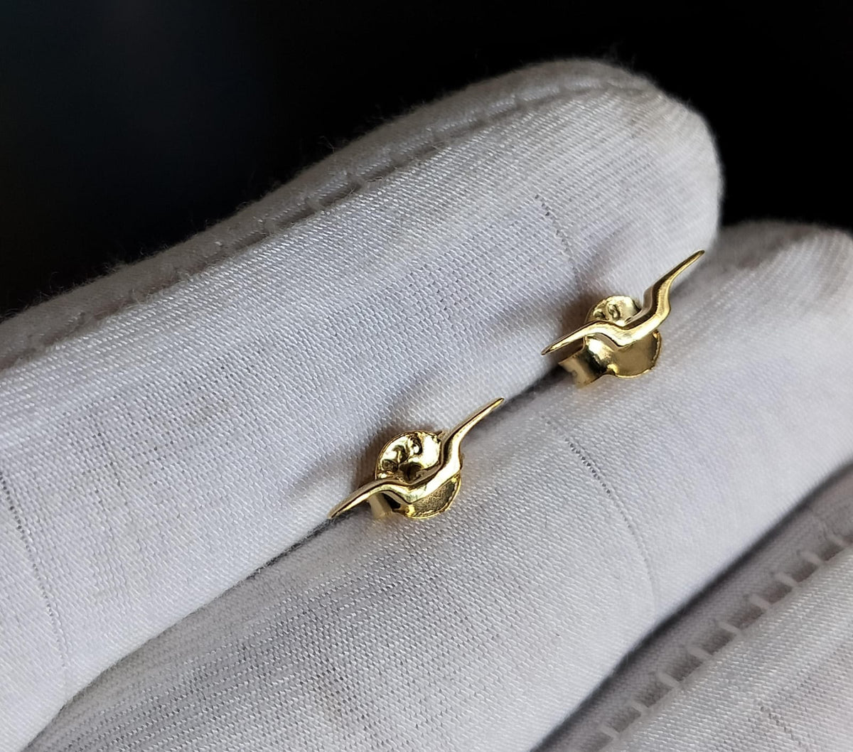 Bridge Over Time Signature Stud Earrings