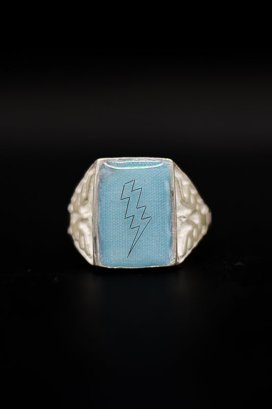 The Thunderbird Historical Keepsake Ring | Unisex Memorabilia Inclusion Ring