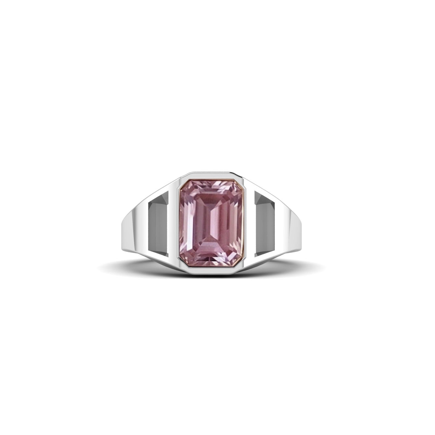 The Pink Cadillac Ring | Pink Quartz Keepsake Ring