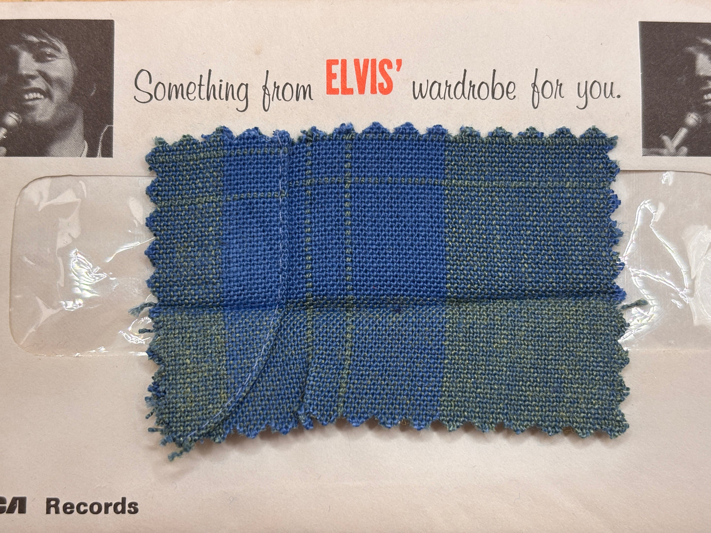 Authenticated historical clothing swatches