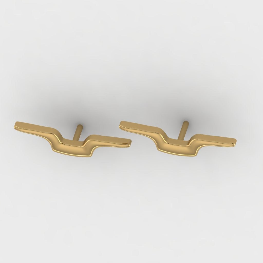 Bridge Over Time Signature Stud Earrings