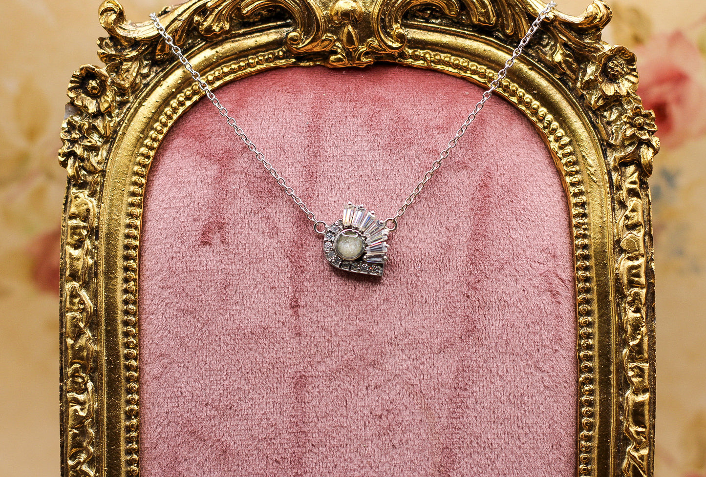 Satnin Keepsake Pendant | Custom Inclusion Pendant for Memorial or Historical Fabric