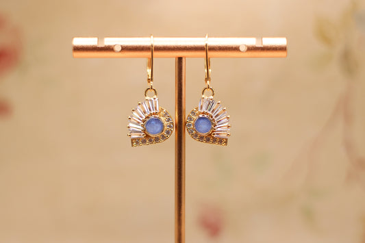 Satnin Keepsake Drop Earrings | Custom Inclusion Earrings for Memorial or Historical Fabric