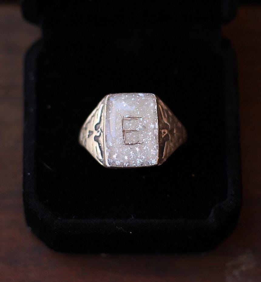 The Thunderbird Historical Keepsake Ring | Unisex Memorabilia Inclusion Ring