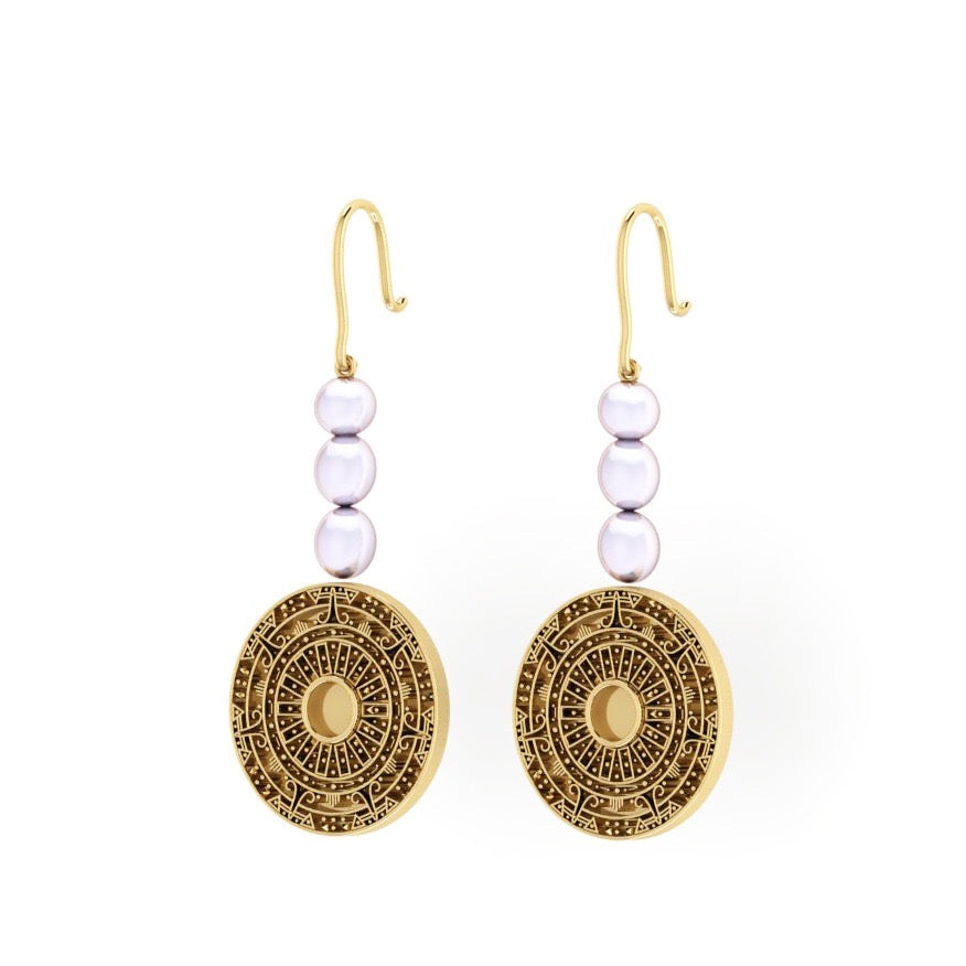 Freshwater Pearl Sun Collection | Historical Inclusion Jewelry Set