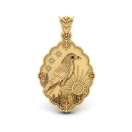 Consider The Ravens Pendant