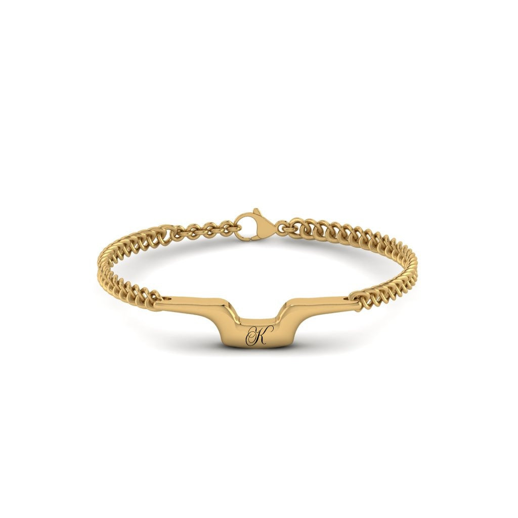 The Bridge Over Time Signature Statement Bracelet