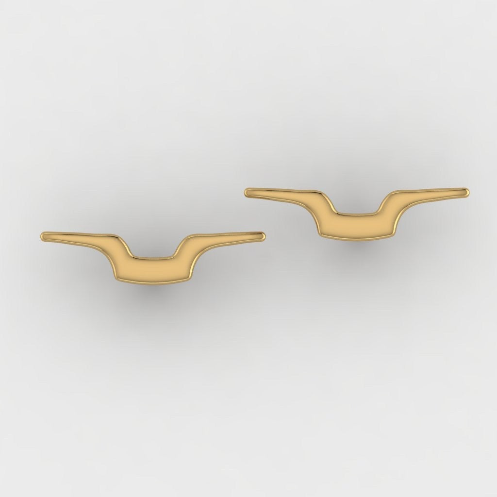 Bridge Over Time Signature Stud Earrings