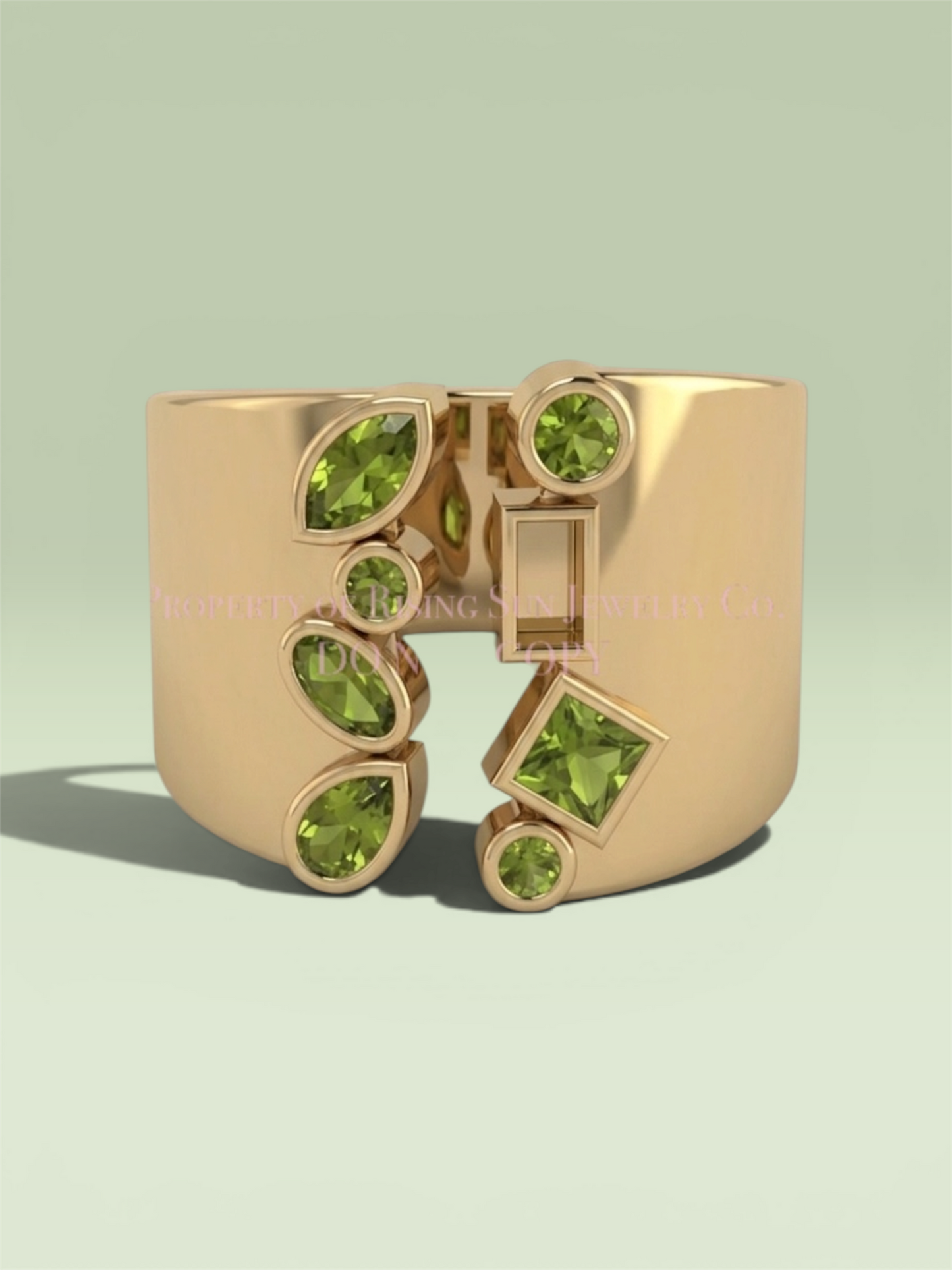 Peridot Oasis Statement Ring
