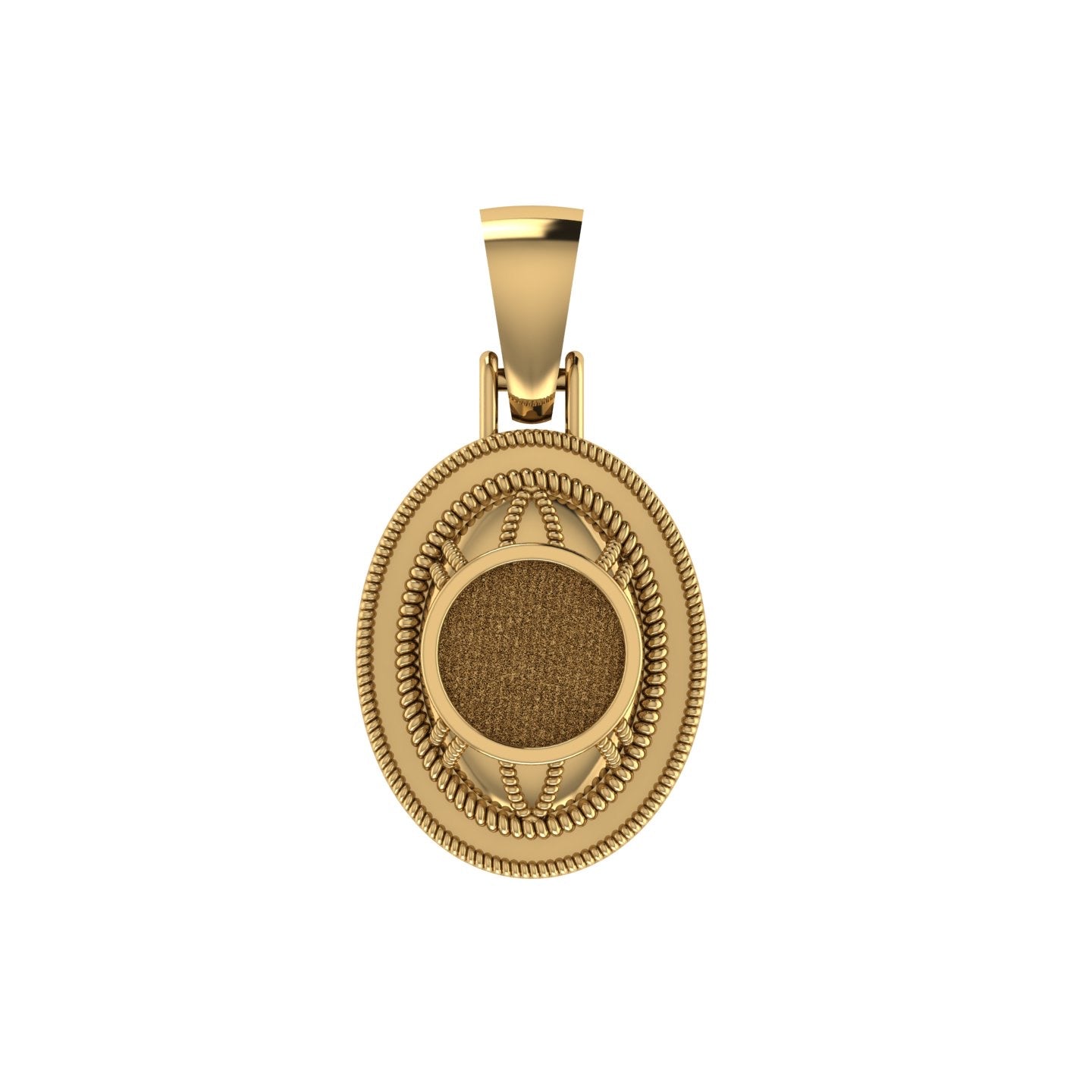 Now & Then Concho | Historical Inclusion Pendant