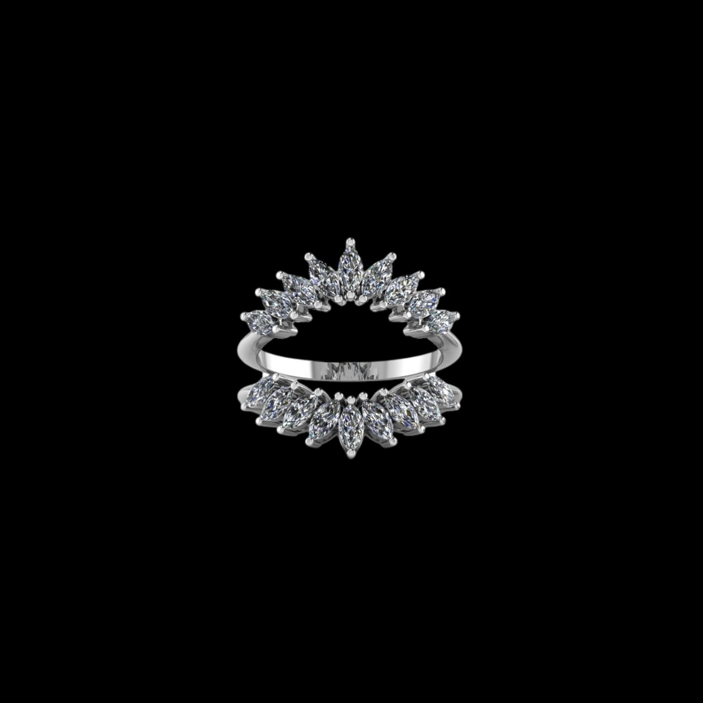 The Satnin Marquise Wrap | Wrap Only for the Satnin Solitaire