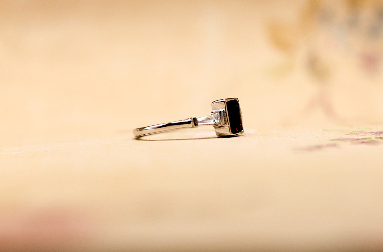 The Memphian Ring | Custom Fabric Inclusion Ring