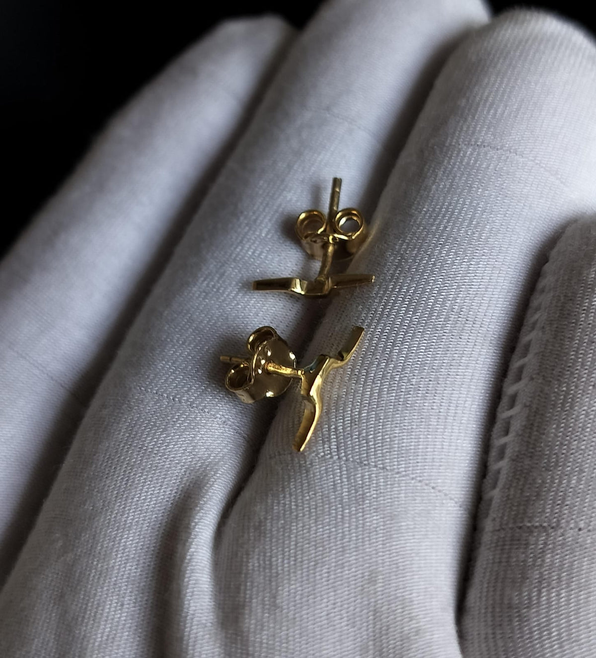 Bridge Over Time Signature Stud Earrings