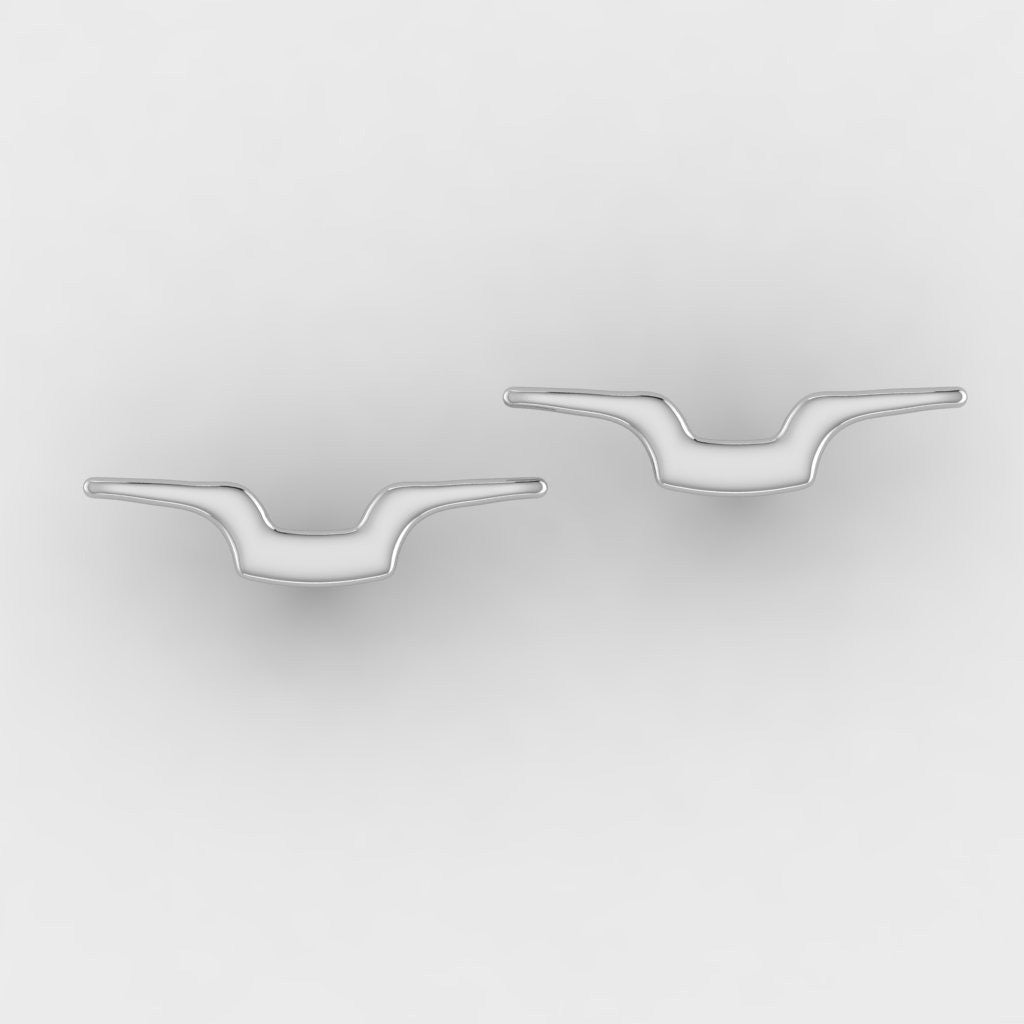 Bridge Over Time Signature Stud Earrings