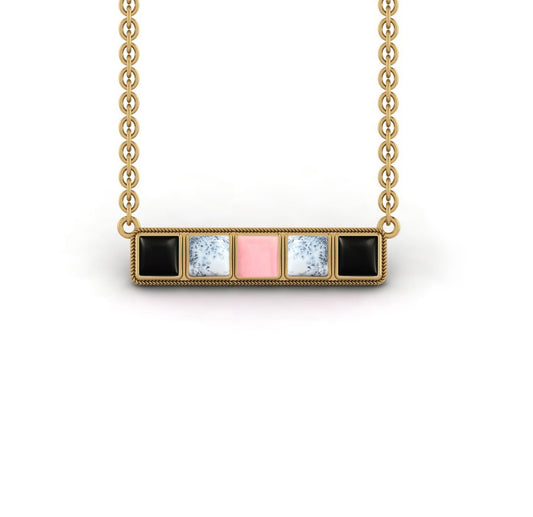 The Midnight Floral Bar Pendant