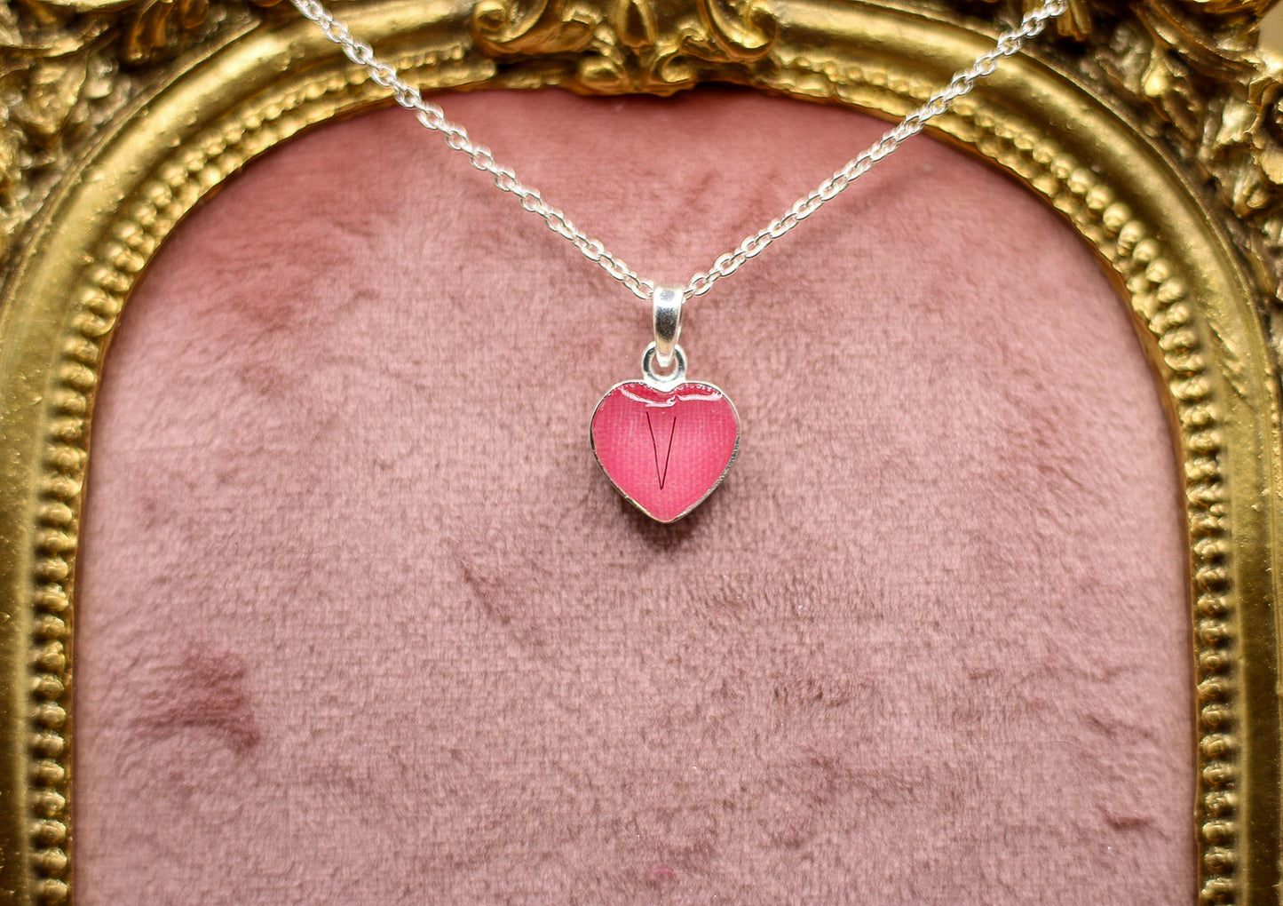 The Heartbreak Pendant | Historical Clothing Inclusion Heart Pendant