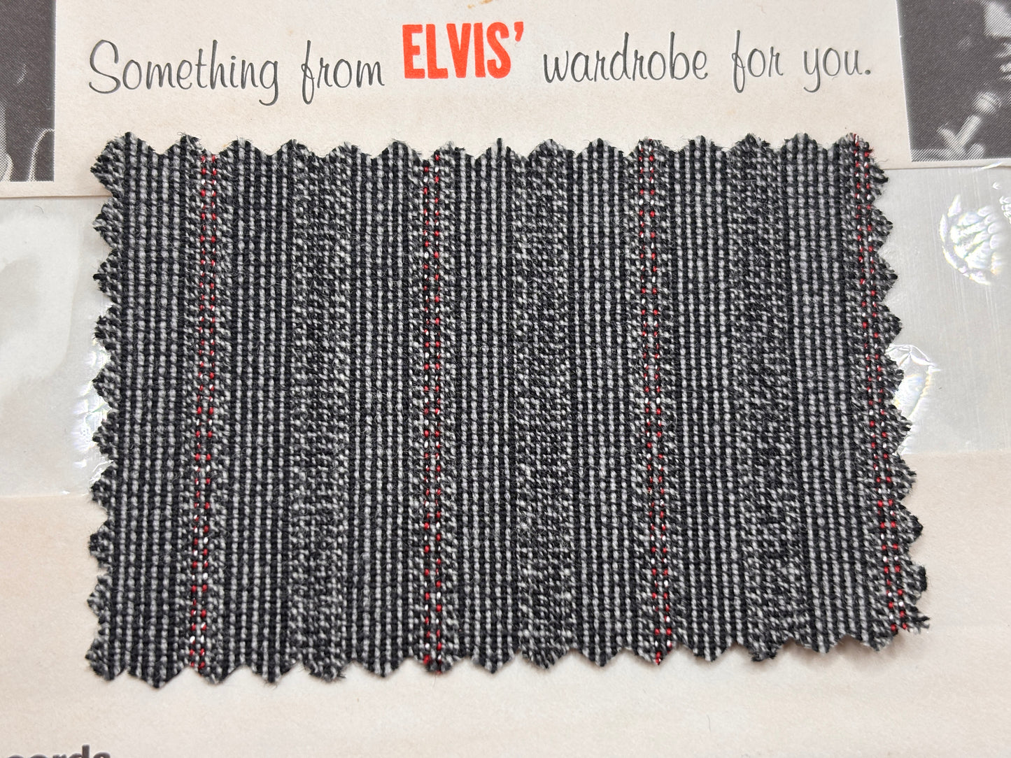 Authenticated historical clothing swatches