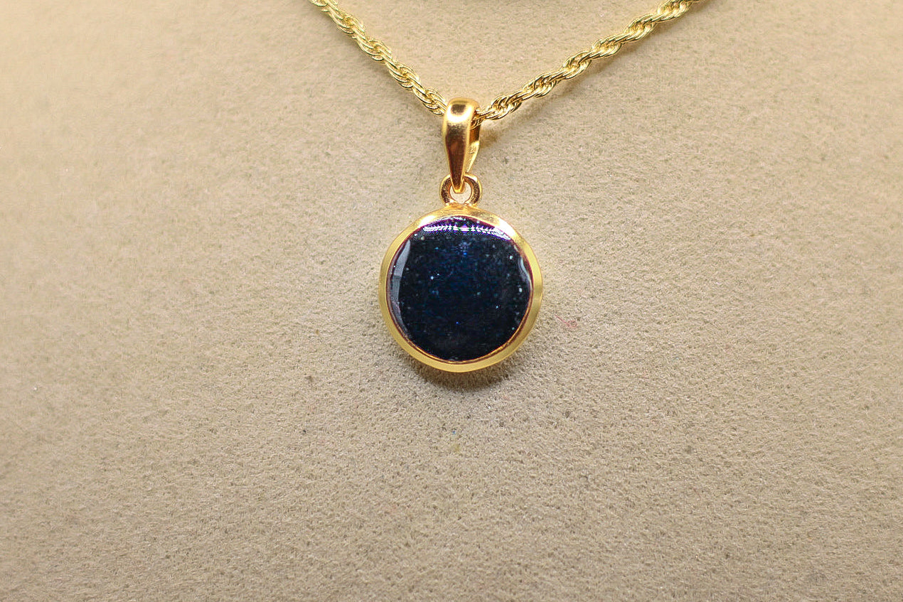 The Icon Pendant | Historical Fabric or Hair Inclusion