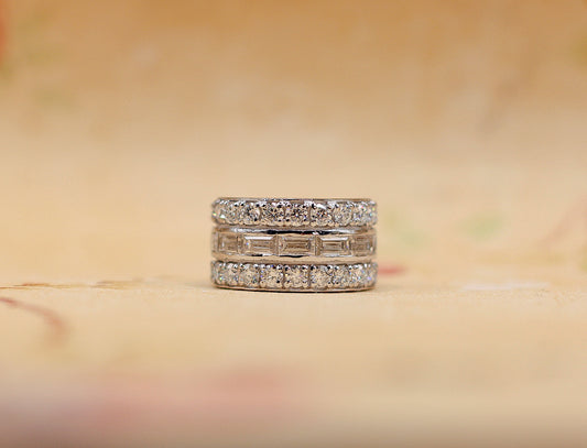 The Everlasting Band | 1970s-Inspired Moissanite Ring