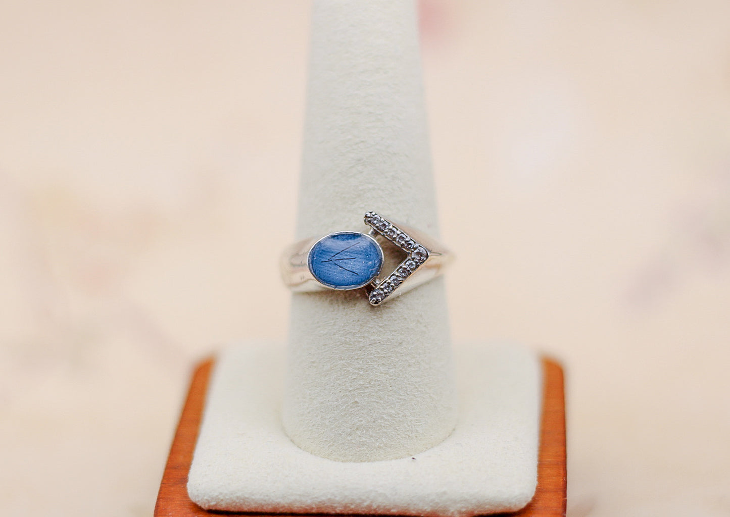 The 68 Special Women’s Ring | Vintage-Inspired Fabric Inclusion Ring