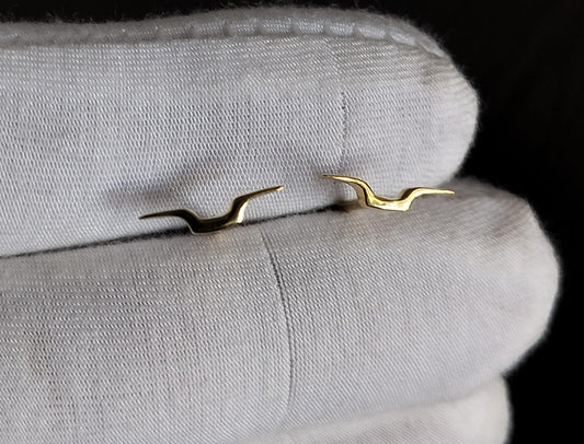Bridge Over Time Signature Stud Earrings