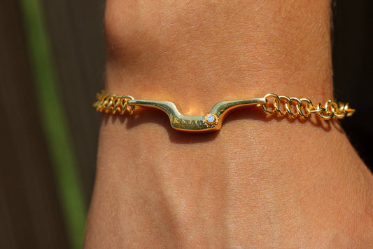 The Bridge Over Time Signature Statement Bracelet
