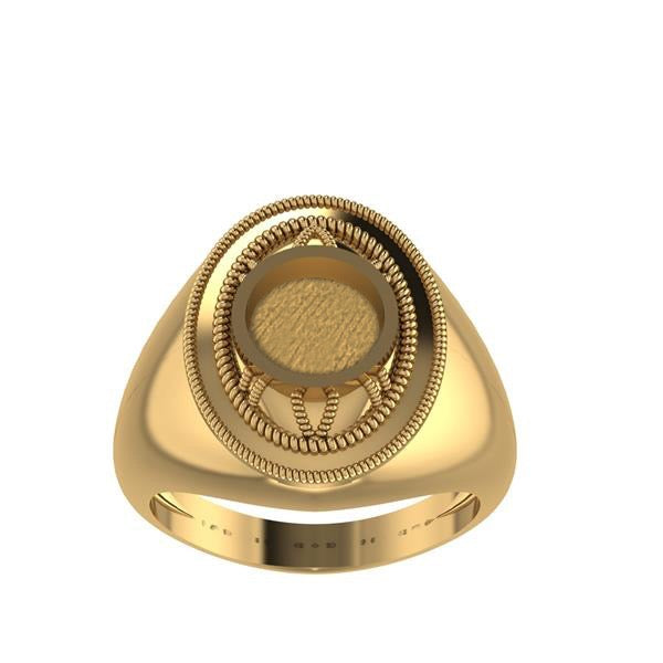 Now & Then Concho Men's Ring