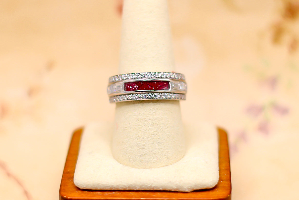 The Everlasting Keepsake Ring | Vintage-Inspired Fabric Inclusion Ring