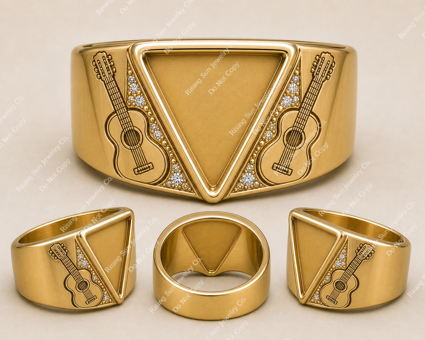 The Signature Pick Ring | Custom Inclusion Statement Ring