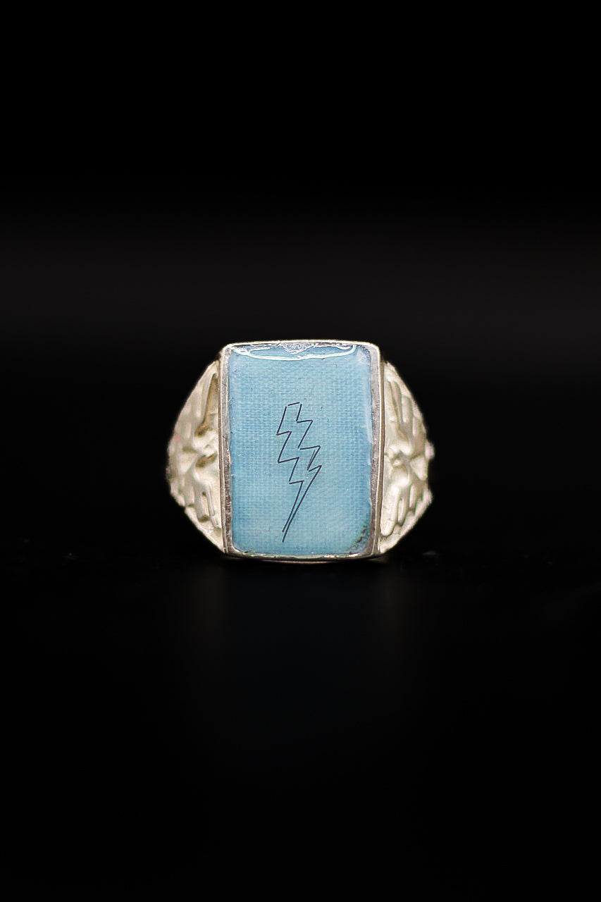The Thunderbird Historical Keepsake Ring | Unisex Memorabilia Inclusion Ring