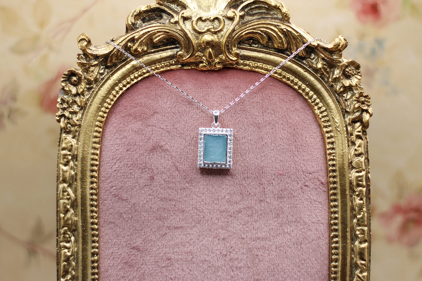 Rectangle Pendant Necklace | Authenticated Historical Inclusions
