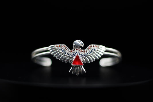 The Aloha Eagle Mini Bangle | Historical Inclusion Bracelet