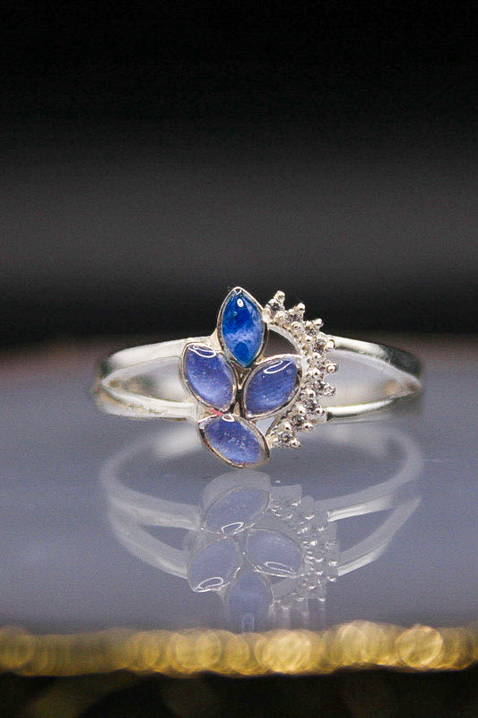 The Midnight Mermaid Ring | Custom Inclusion Ring