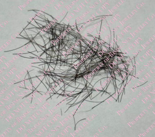 Add-On Hair Strand Inclusion for Jewelry — Historic Memorabilia Material with LOA Documentation