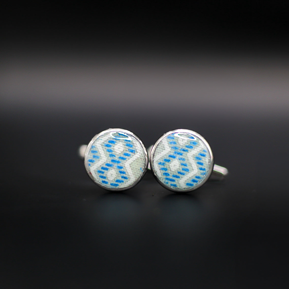 Sterling Silver Historical Cufflinks | Authenticated Memorabilia Inclusion Cufflinks