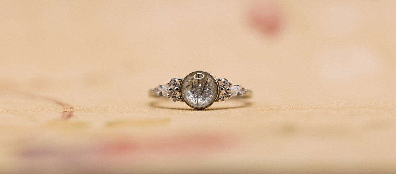 The Classic Keepsake Ring | Custom Inclusion Ring
